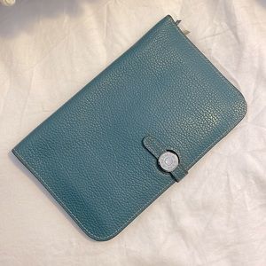 Dogon Duo Hermes Wallet (Blue)